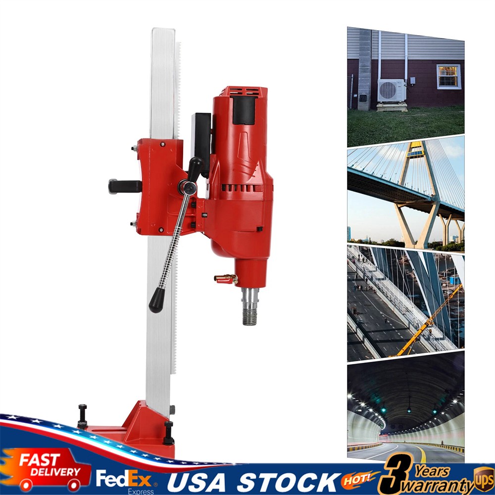 Concrete Core Drill Rig Diamond Core Drill Machine Wet Drilling Rust-proof Drill