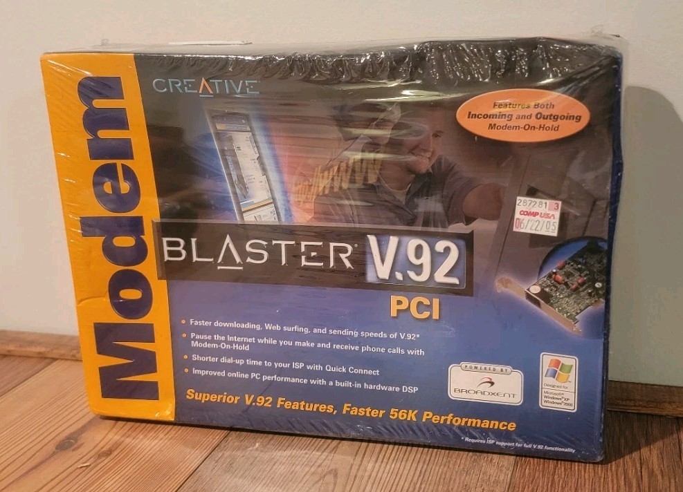 Creative Modem Blaster v.92 PCI NIB Sealed