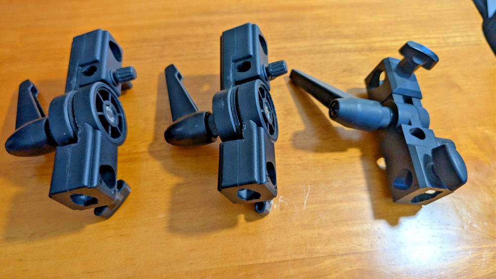 3- Pack Umbrella & Flash Mount Swivel Bracket for Stand