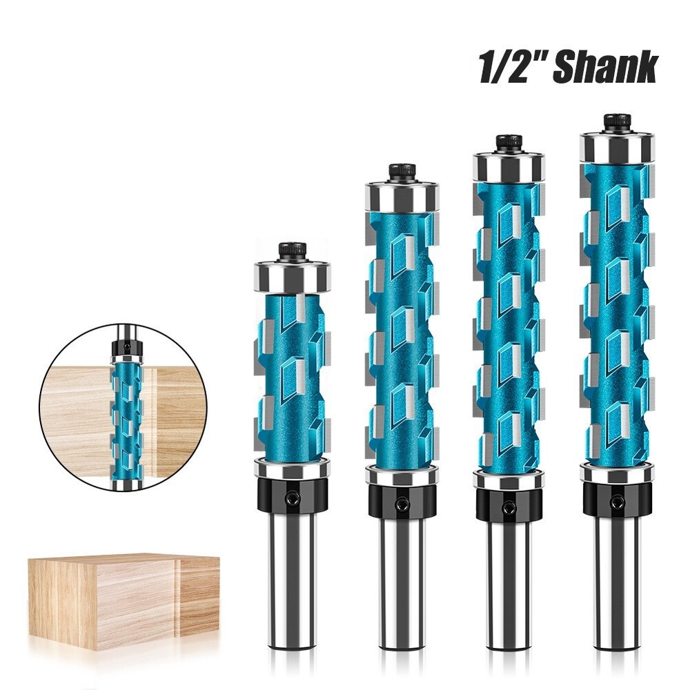 1pcs CNC Engrave Flush Trim Solid Carbide Spiral Router Bit-1/2" Shank