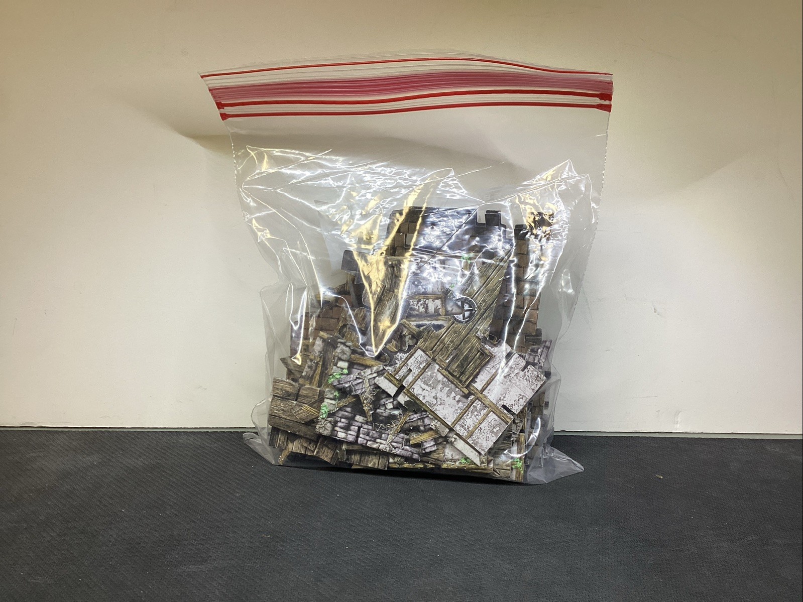 BATTLE SYSTEMS- VILLAGE RUINS terrain set loose ng22618