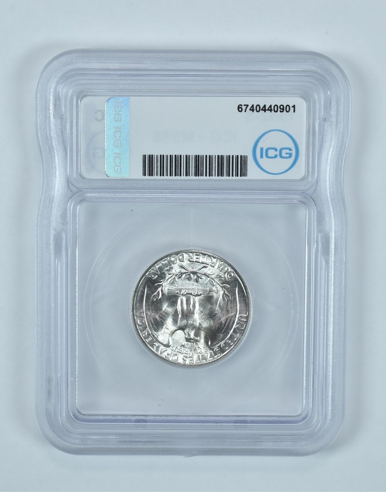 1952-S Washington Quarter MS66 ICG