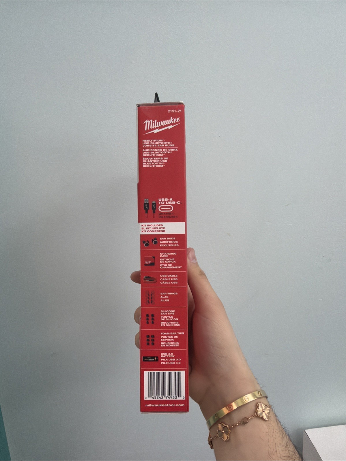 Milwaukee 2191-21 REDLITHIUM USB Bluetooth Jobsite Earbuds NEW IN BOX