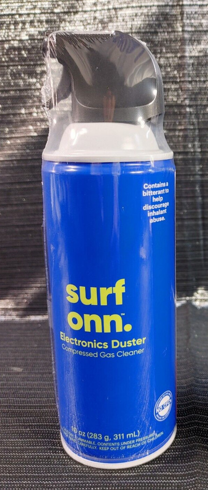 Surf Onn Electronics Duster Spray 10 oz Compressed Gas Cleaner 2 Count