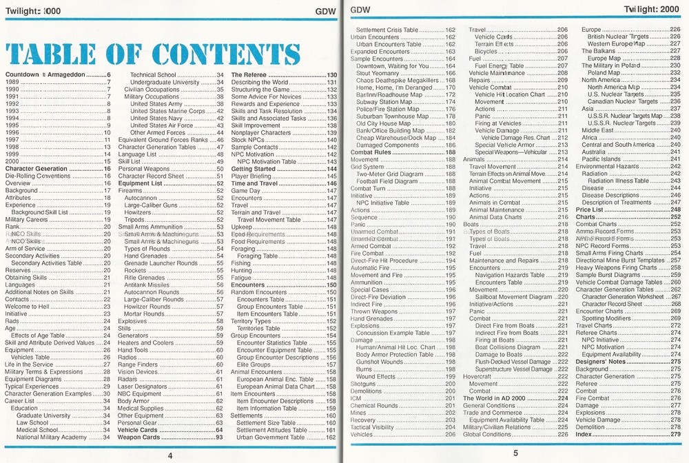 Twilight: 2000 2nd ed Core Rule Book GDW Second Edition *FS