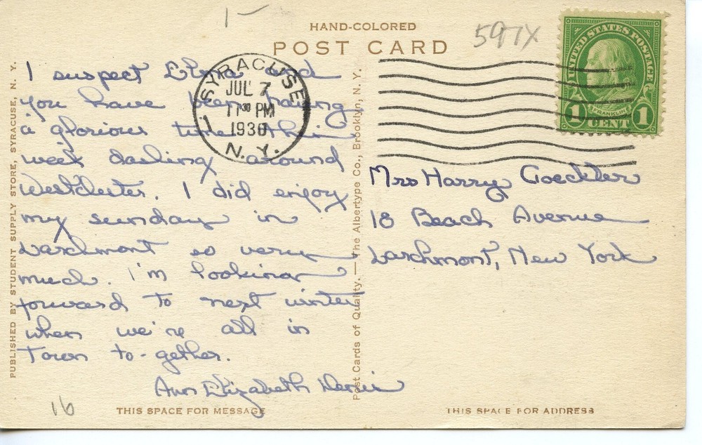 CARNEGIE LIBRARY, SYRACUSE UNIVERSITY - PC547