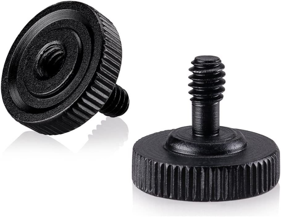2Pcs Camera Quick Release Thumb Screw Tripod 1/4 Screw for Camera Mount Plate