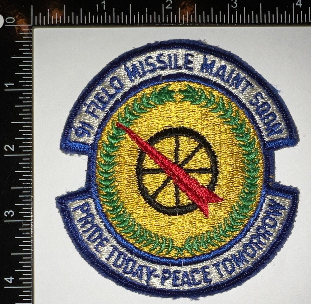 USAF US Air Force 91st Field Missile Maintenance Squadron Patch