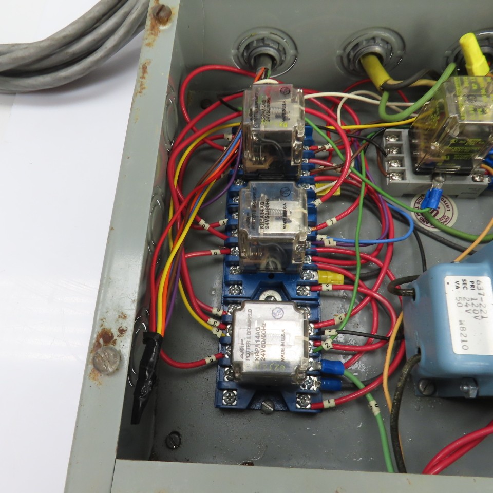Prewired 120V (4) Motor Starter Control Operator Panel Assembly 24V Controls