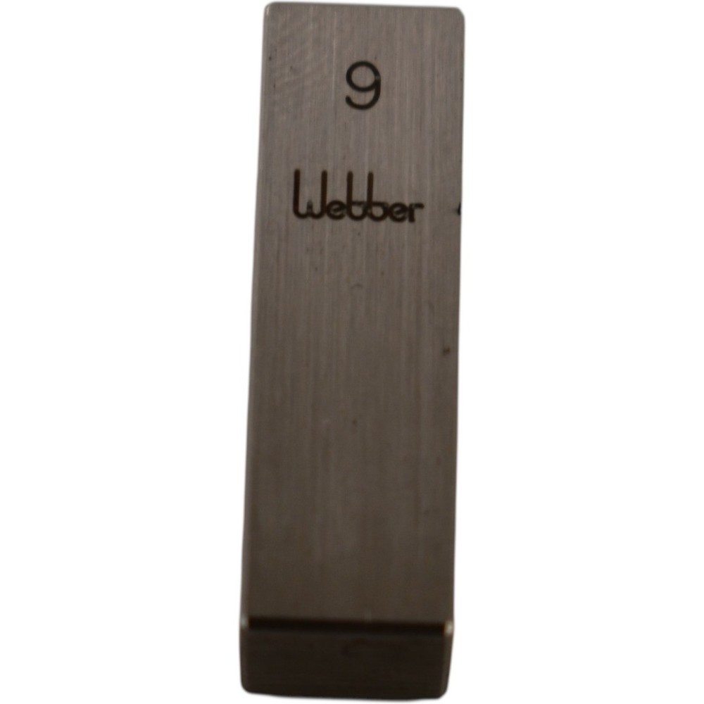 Weber 9mm Rectangular Steel Gage Block Inspection