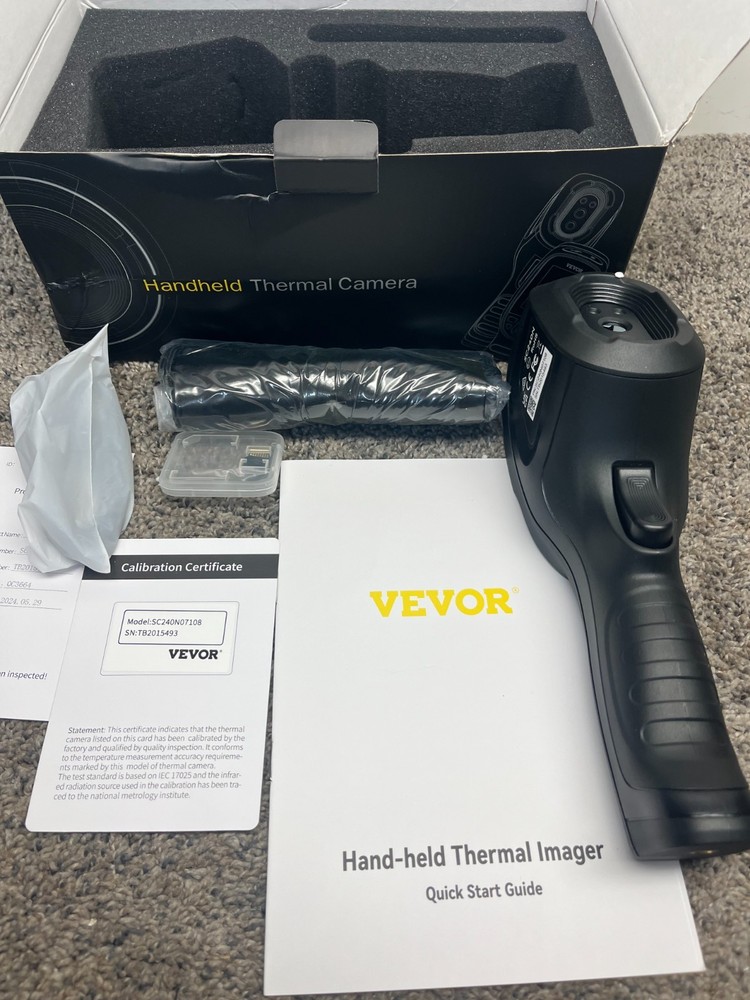 VEVOR  HANDHELD THERMAL CAMERA MODEL #SC240N ( OPEN BOX)