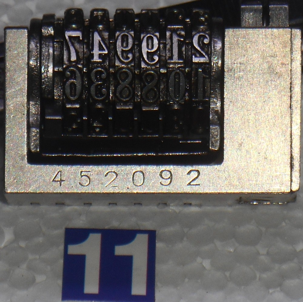 ATLANTIC | Reverse letterpress numbering machine | 11
