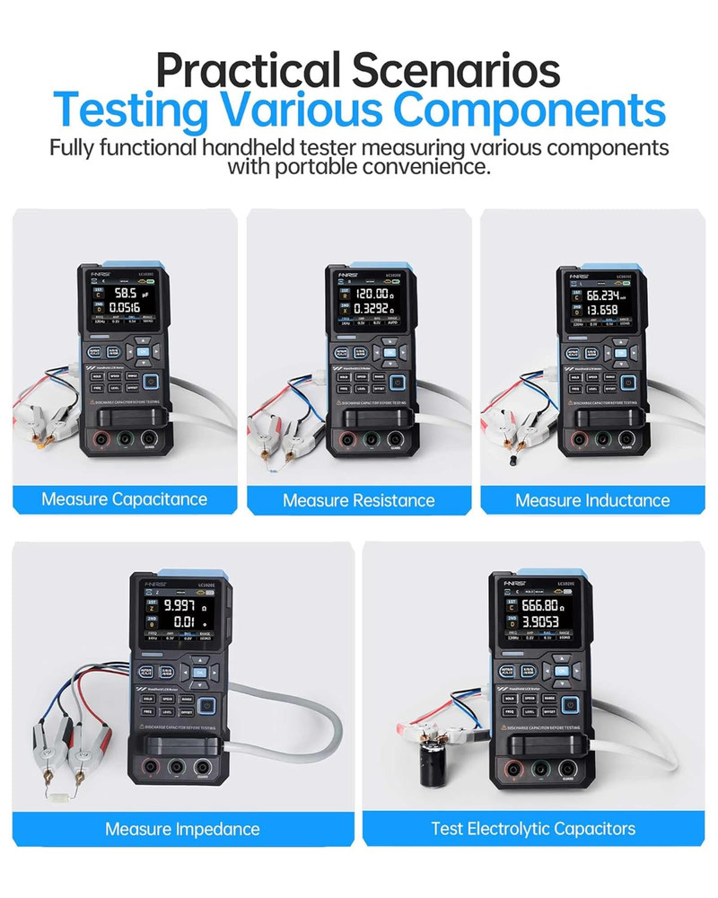 100Khz LCR Meterand Transistor Tester