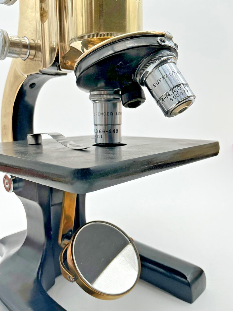 Collectible 1930's Spencer Brass Microscope