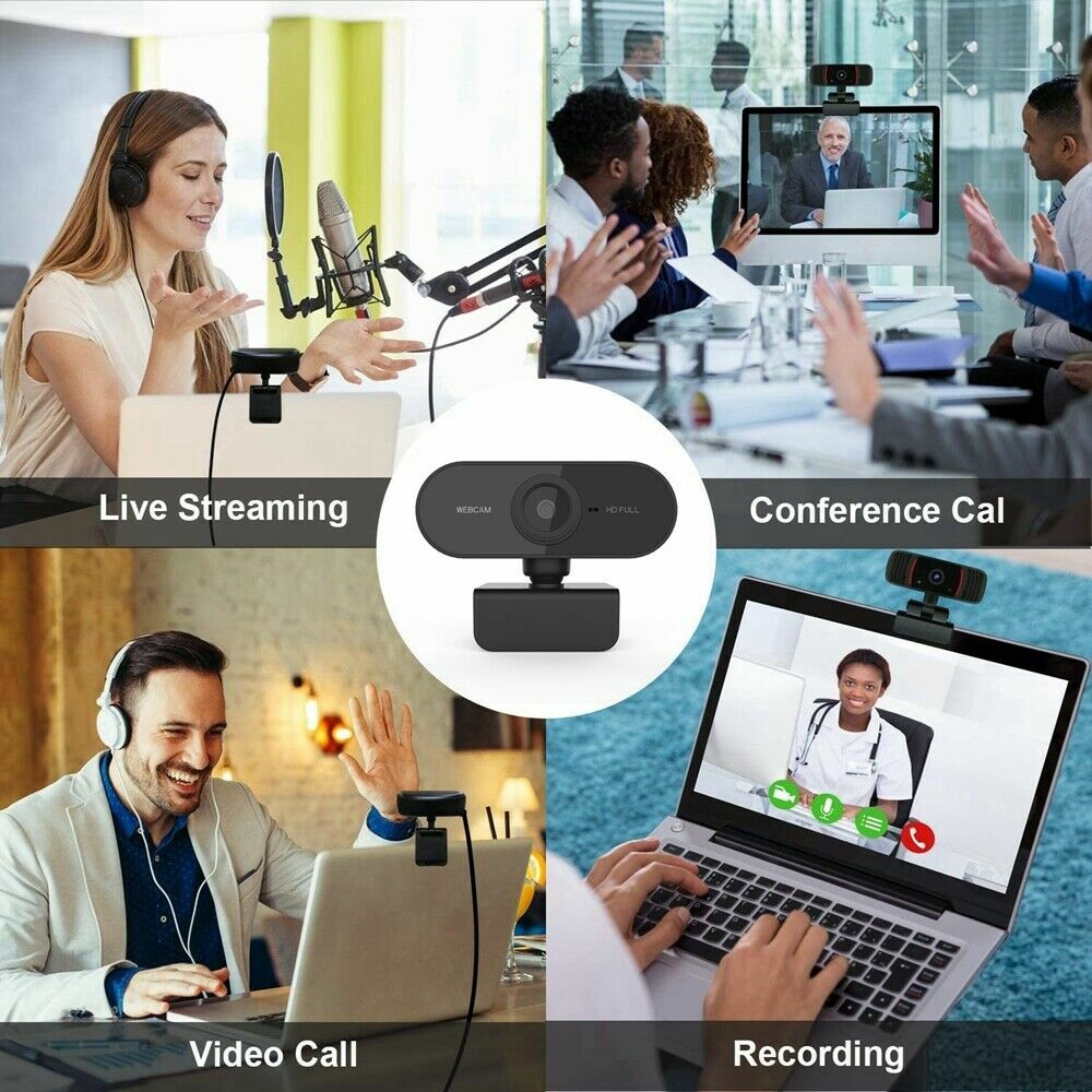 1080P Webcam Video Game Working Streaming Microphone Web Camera For PC Computer