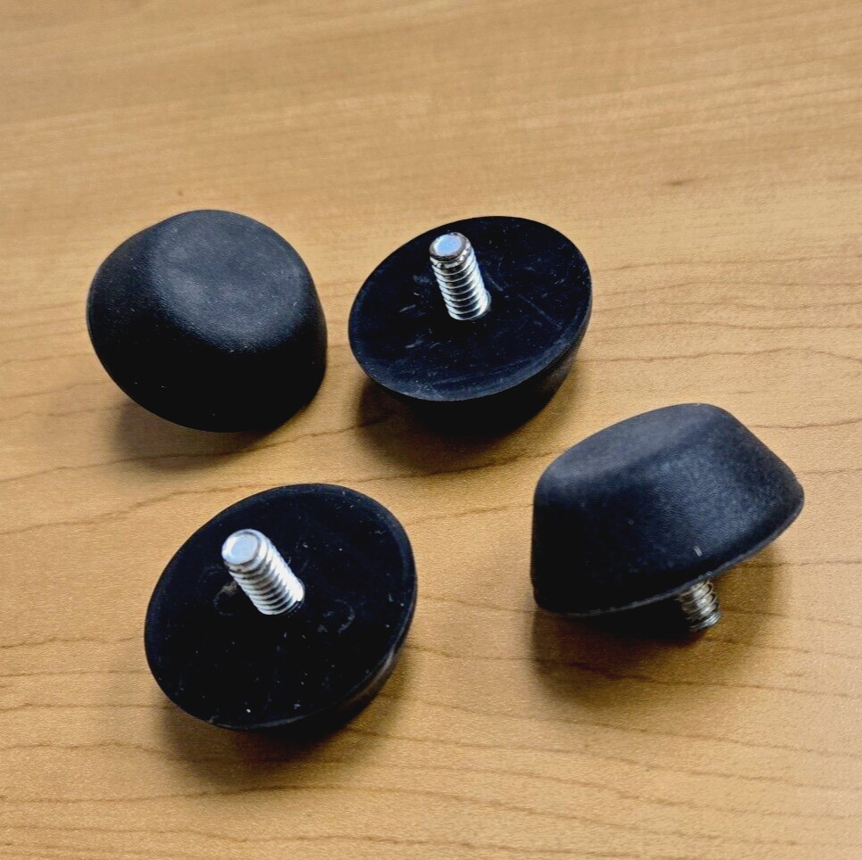 Subwoofer Rubber Feet, Vibration Isolation Mount, 1/4" Thread Bolt(4-Pack)