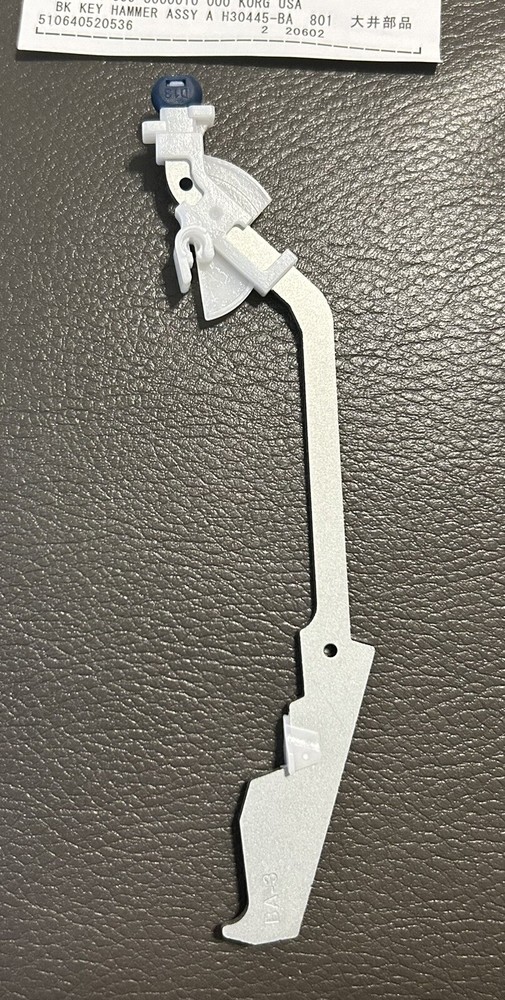 Korg BK Key Hammer Assembly Part # 510640520536 BA-3