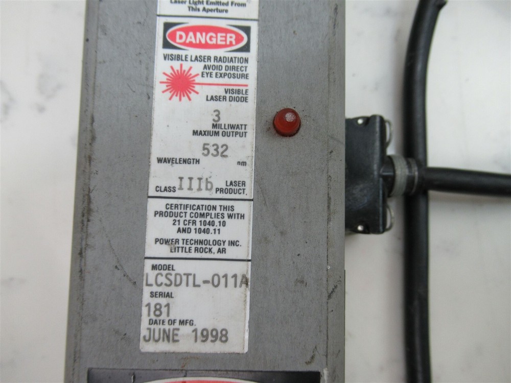 LC Laser Compact Diode Pumped Solid State Green Laser LCS-DTL-011A Unit w/ Keys