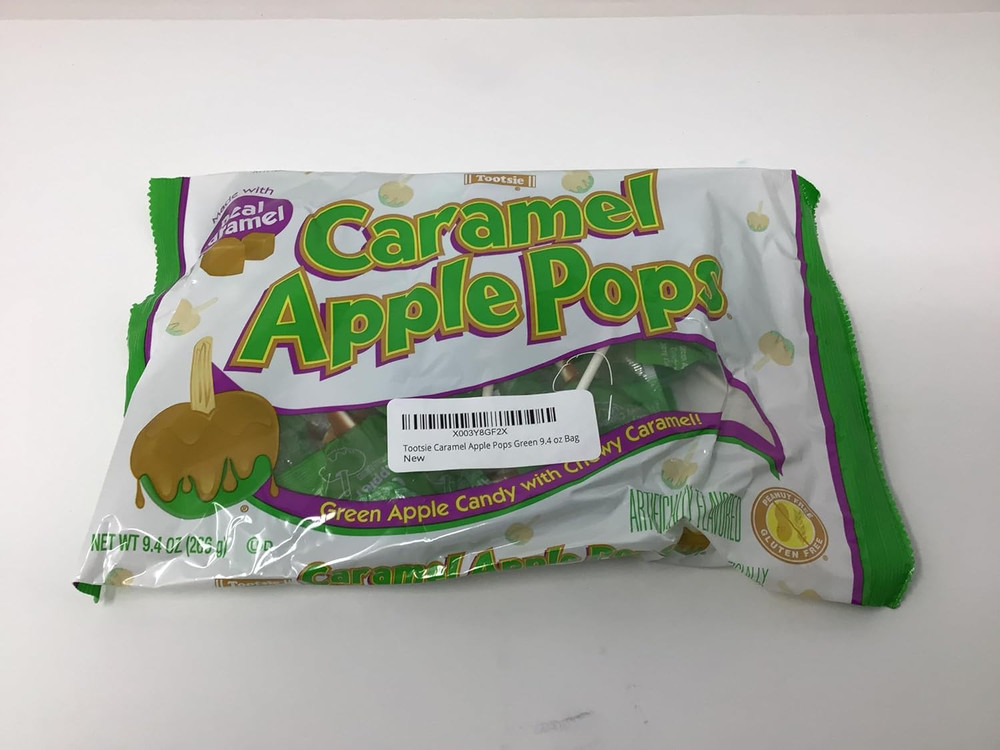 Caramel Apple Pops Green 9.4 Oz Bag