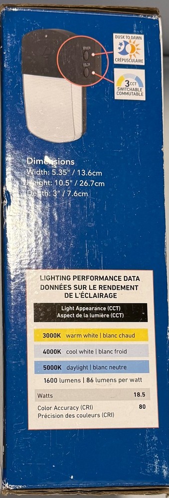 Lithonia Lighting OLWP LED SWW2 120 PE DDB M4 WALL PACK