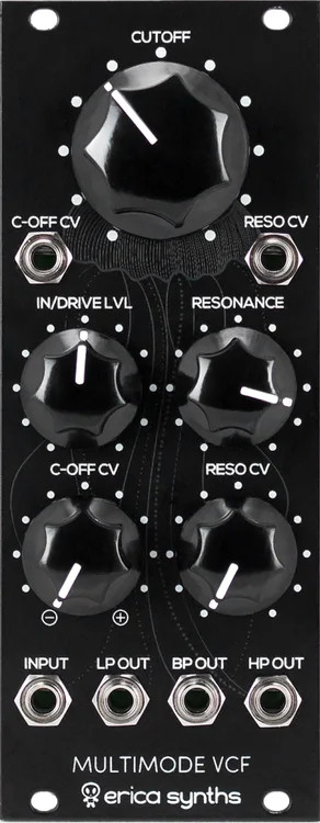 Erica Synths Black Multimode VCF Multi-Mode Eurorack Filter with Germanium