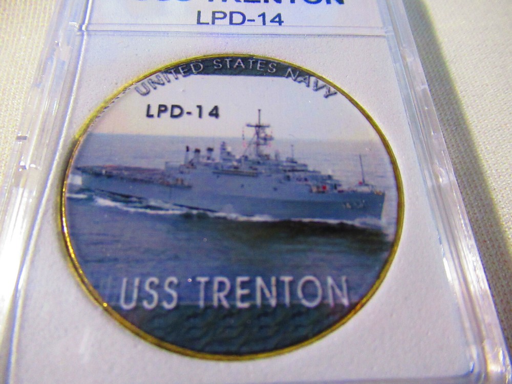 US NAVY - USS Trenton (LPD-14) Challenge Coin