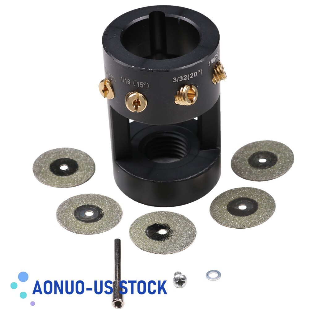 Tungsten Grinder Fits TIG Welding W/ Sharpener Multi-Angle & Offsets Head Tool