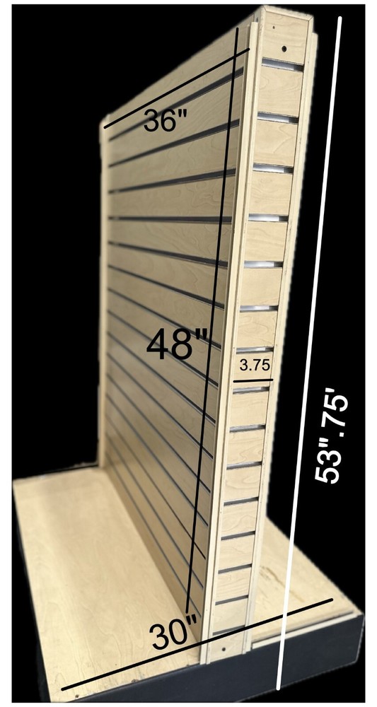 Slatwall fixture display