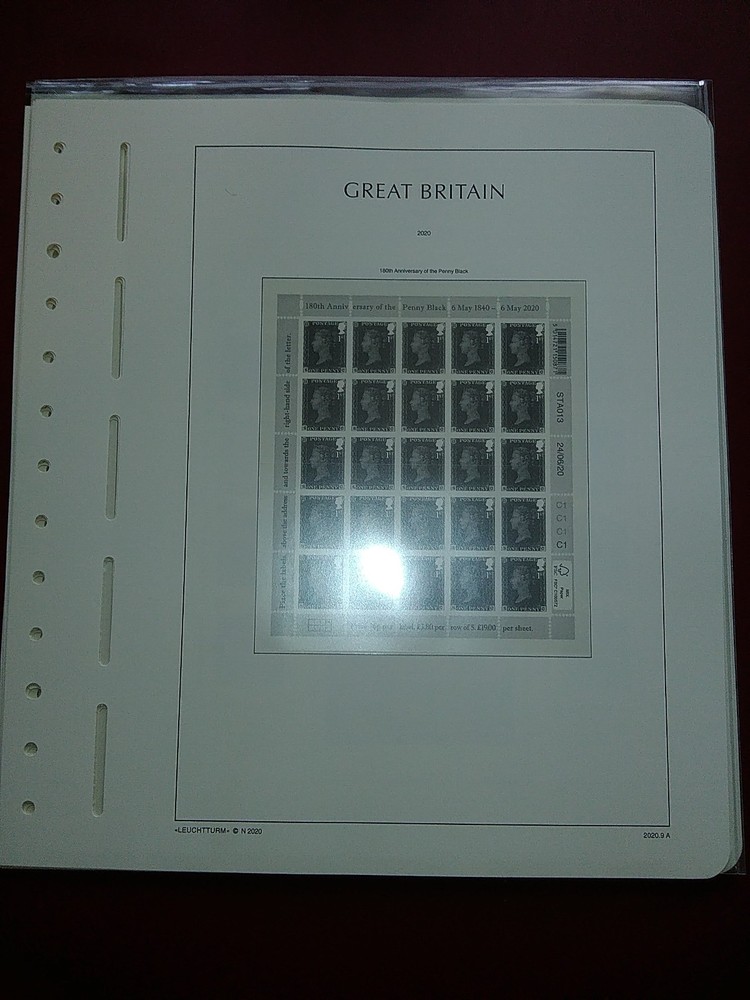 LIGHTHOUSE Commemorative Hingeless album pages Great Britain 2020 Used R2020