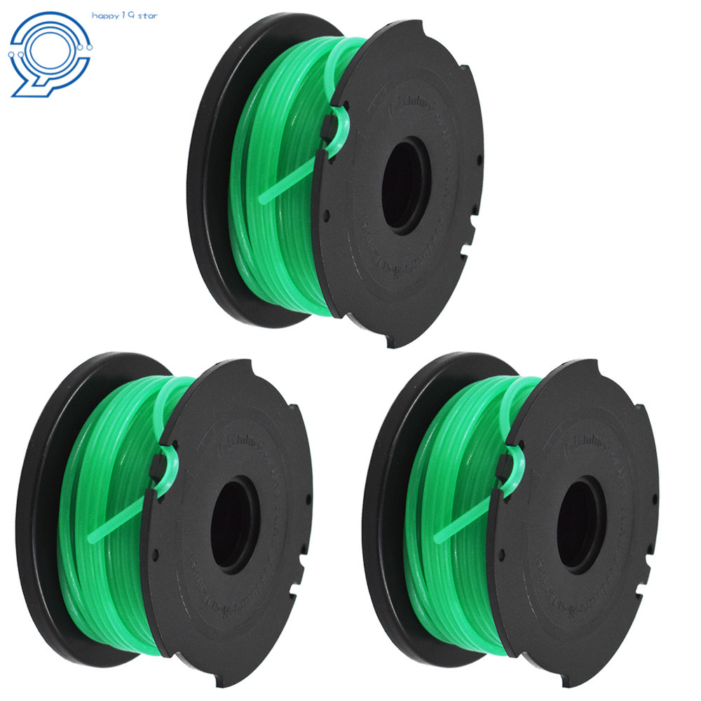 3Pcs GH3000 SF-080 String Trimmer Spool Line Replace Suitable For Black & Decker