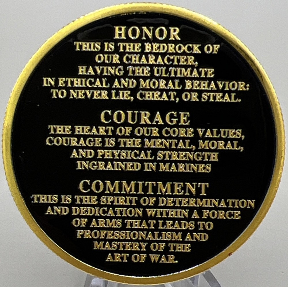 * US Navy Forces Challenge Coin, New Collectible Honor Courage & Commitment