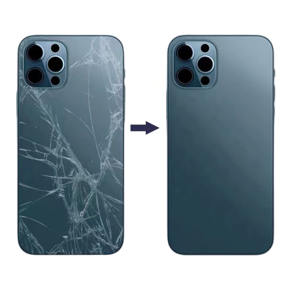 Big Hole Back Glass Replacement For iPhone8 XR 11 12 13 14 15 16 17 Pro Max LOT