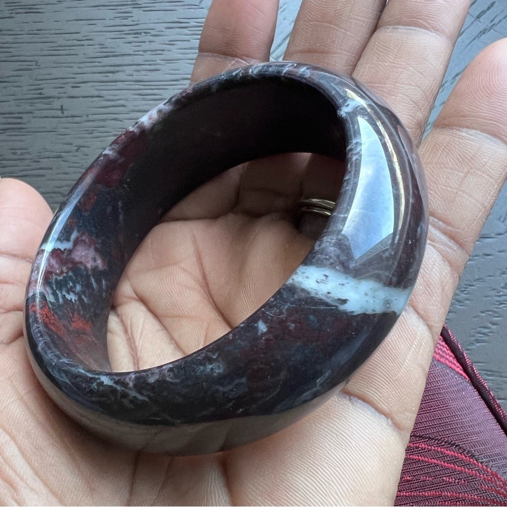 Chicken blood soft bangle 60mm