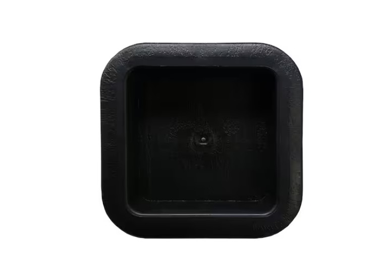 6 in. Black Bed Risers (4-Pack)