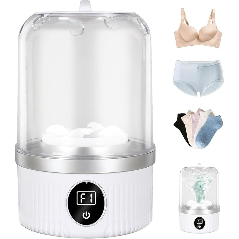 Mini Portable Washer Delicates USB Powered Compact Travel Laundry Machine