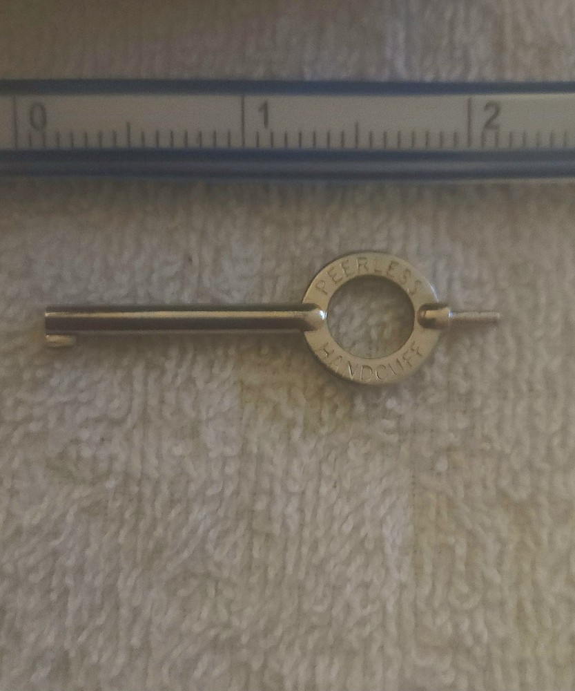 Handcuff Key -Universal- Peerless Handcuff 2 Inches