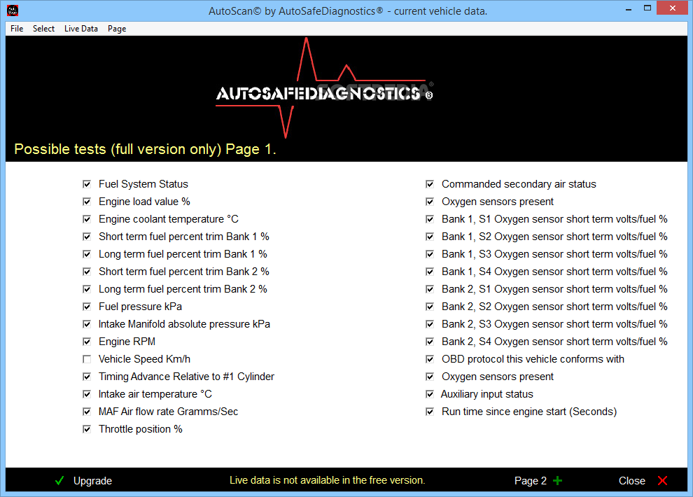 Autoscan Enhanced OBD2 EOBD Engine Diagnostic Software 4 all Vehicles Elm327