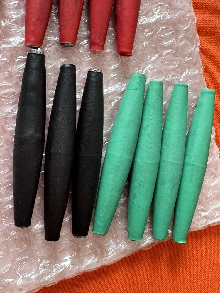 INLINE PREDATOR , DEAD BAIT Weights X 3 Rubber Coated 2.5oz Each, PIKE