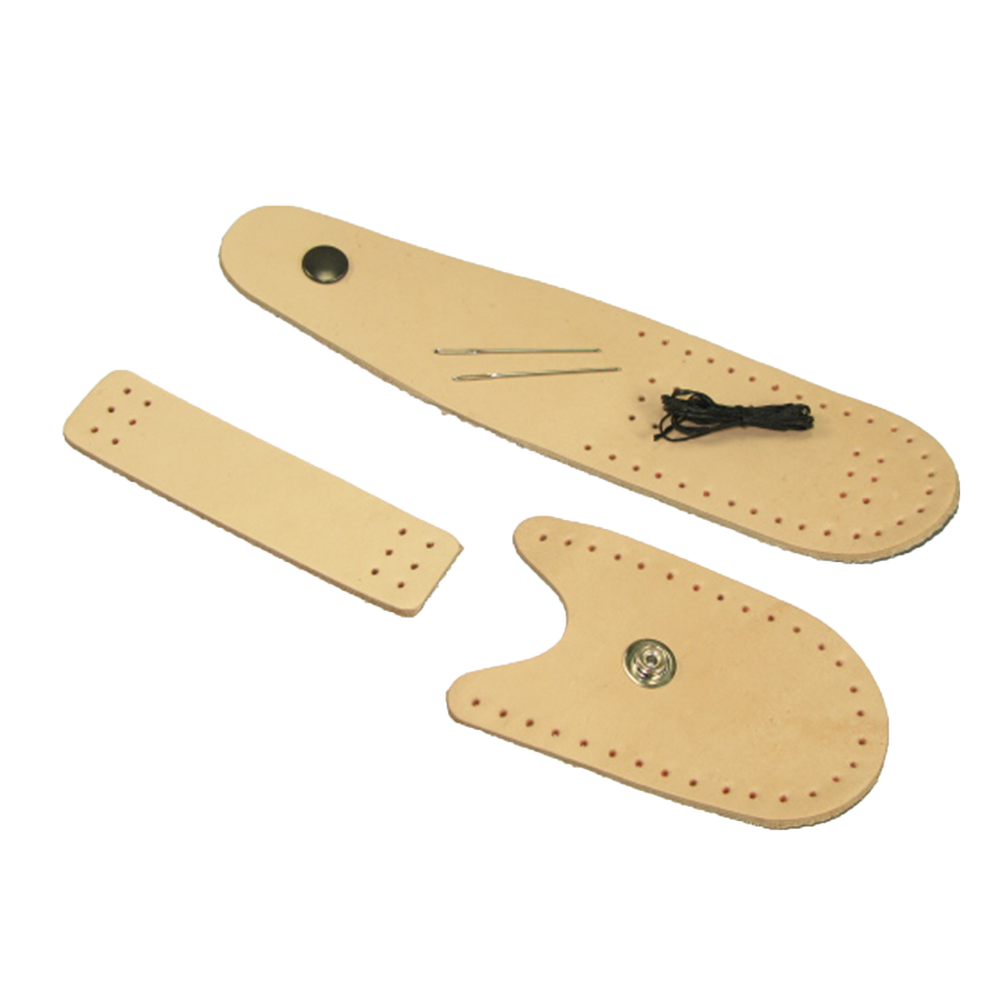 Small Folding Knife Pouch Kit Vegtan Tooling Leather