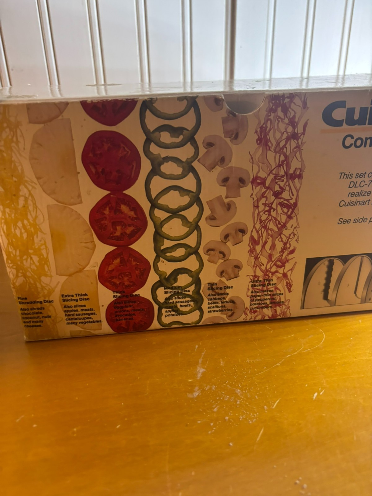 Cuisinart DLC-7 Complete 9 Blade Disc Set in Box EUC ~ Plus DLC-037 Med. Blade