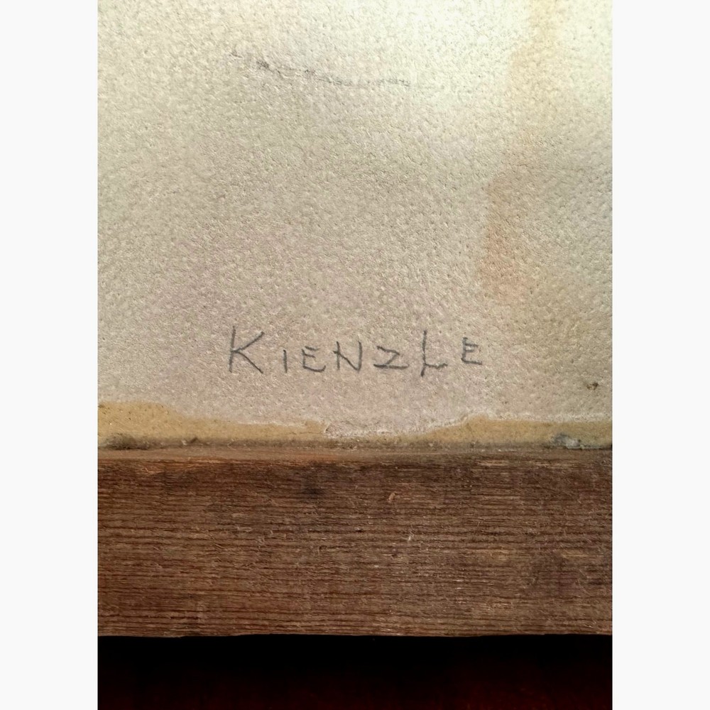 Mid 20th Century Signed Abstract Layered Glass Wall Panel