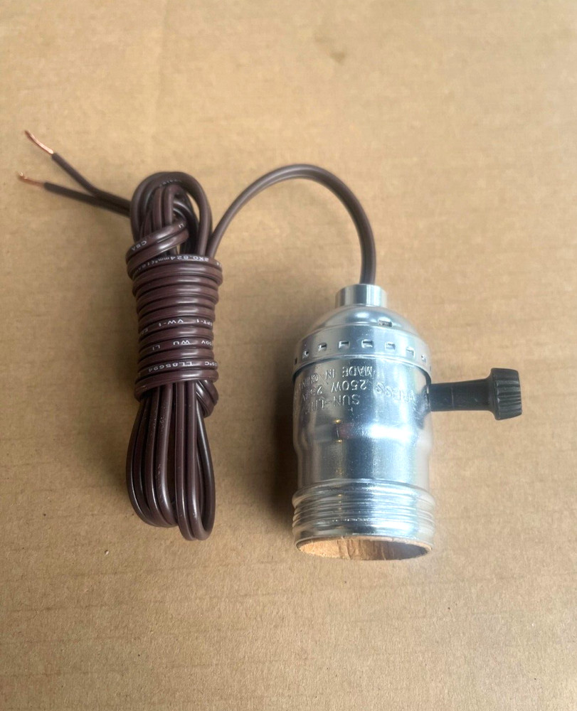 Replacement Lamp Socket, Switch and Cord for Delta Retirement Work Light Lamp