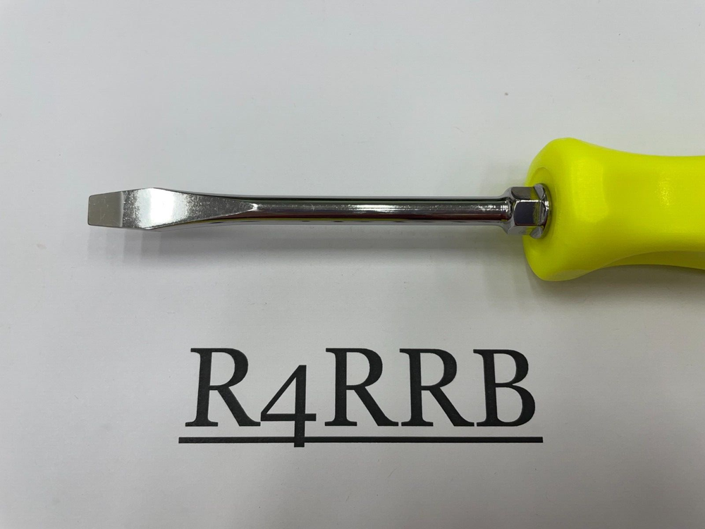 Snap-on Tools NEW 2pc HIVIZ Hard Handle Flat Phillips Head Screwdriver Set