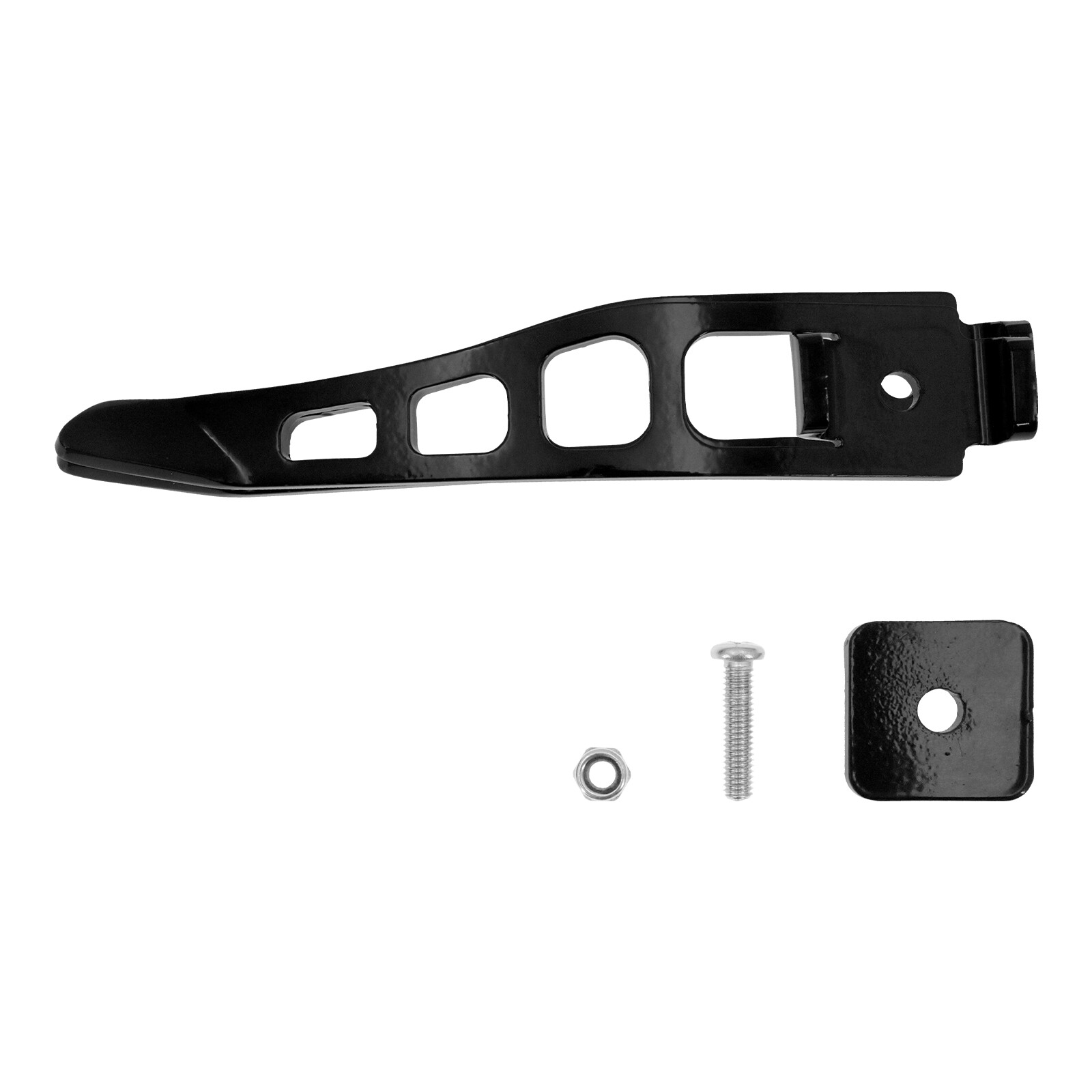 Black Stand Kickstand Extension Fit For Harley 1993-2017 Dyna Fat Bob Low Rider