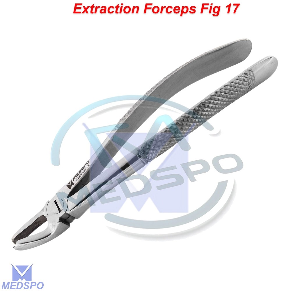 Tooth Extracting Extraction Forceps Fig 17 Right Upper Molar Dental Instruments