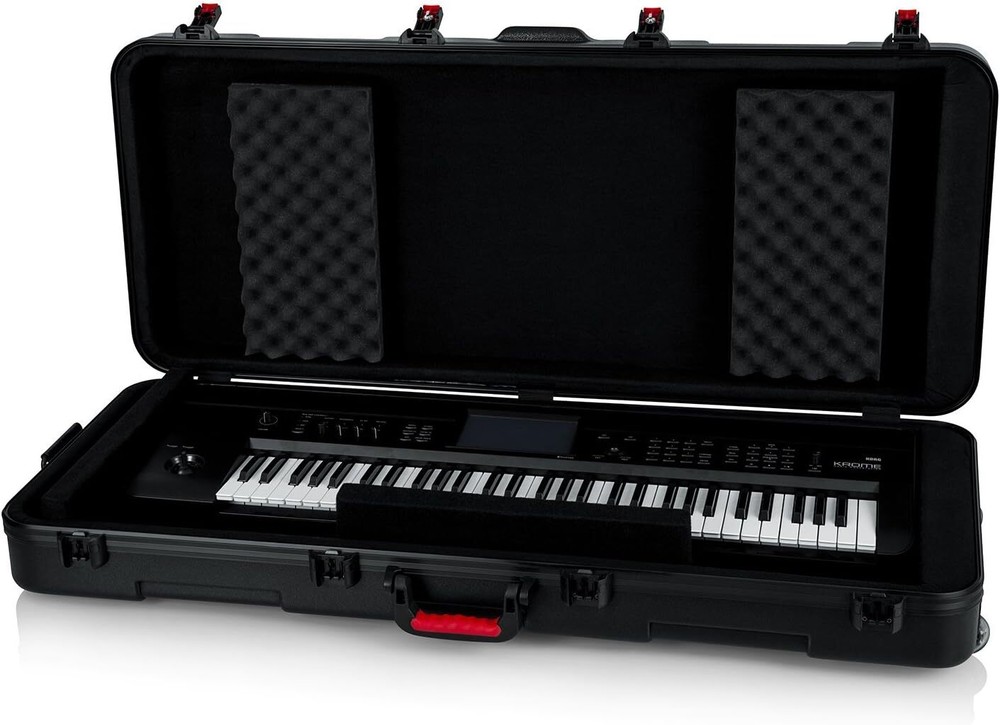 Gator Molded Flight Case for 61-Note Keyboards with TSA Approved Locking Latches