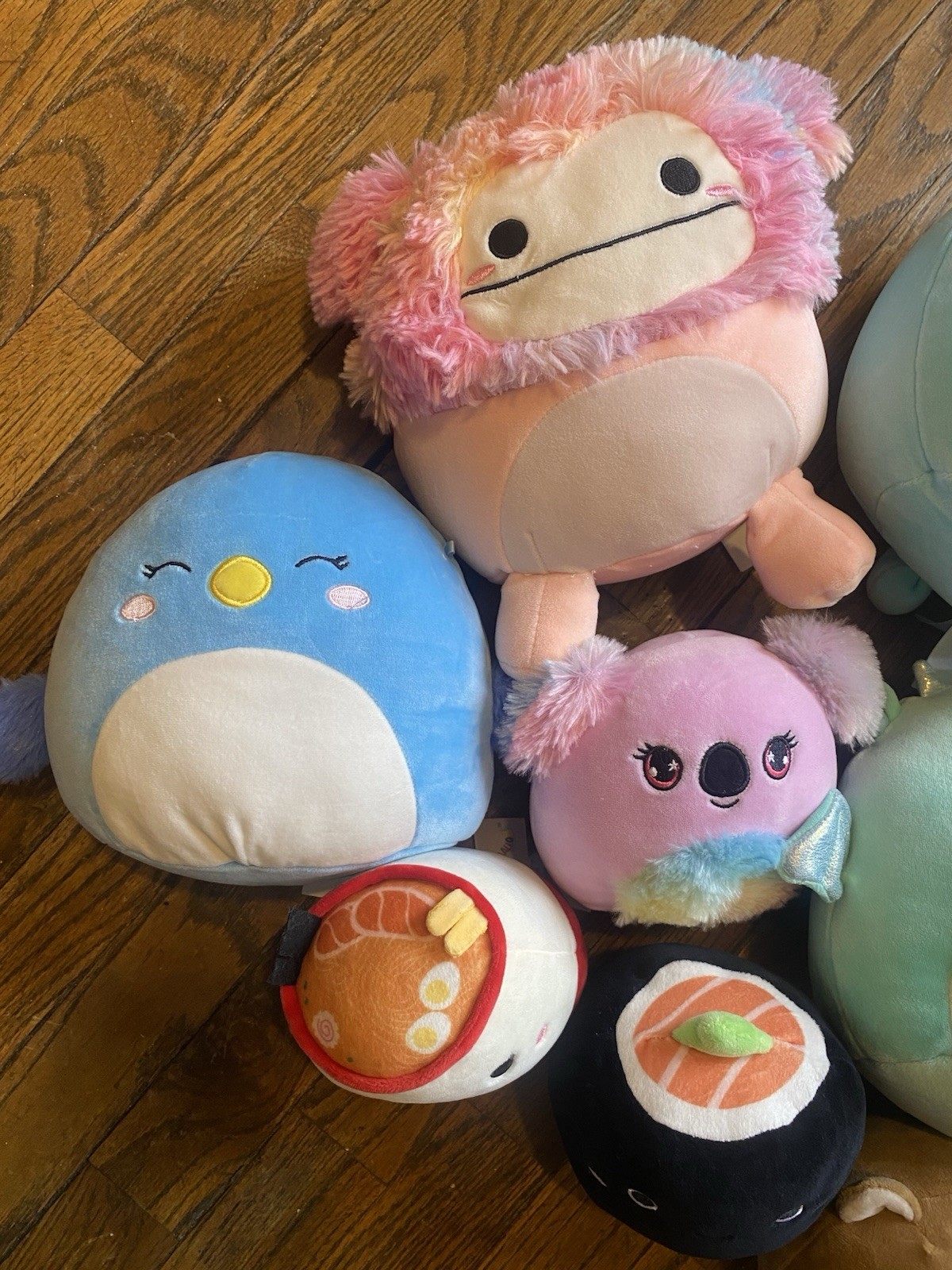 Squishmallows Plush Stuffed Animals Mixed Lot Small Medium Various Characters
