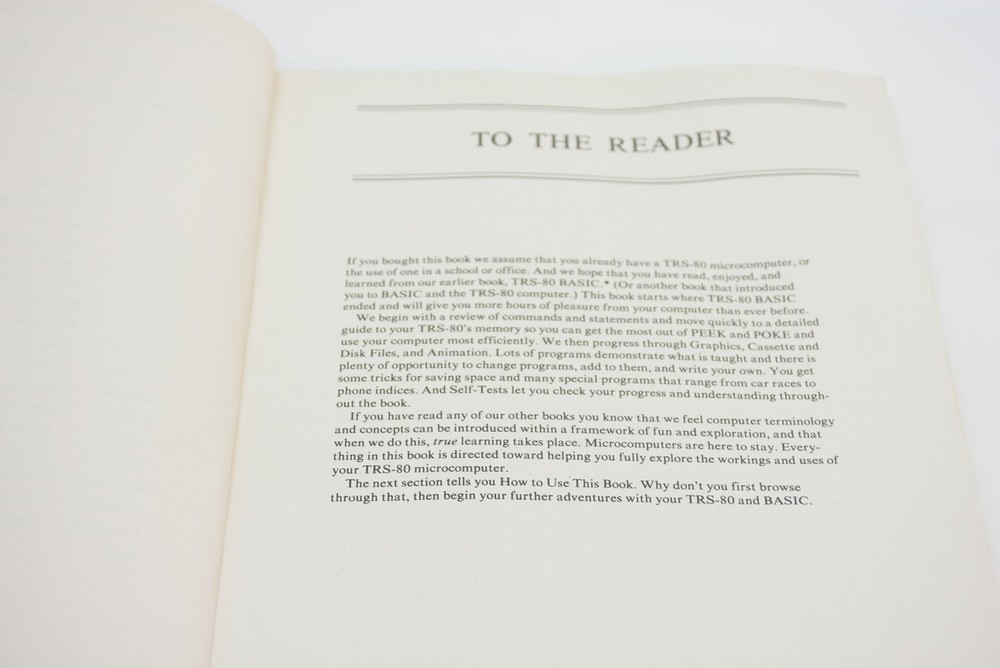 Radio Shack TRS-80 Advanced Level II Basic 62-2072