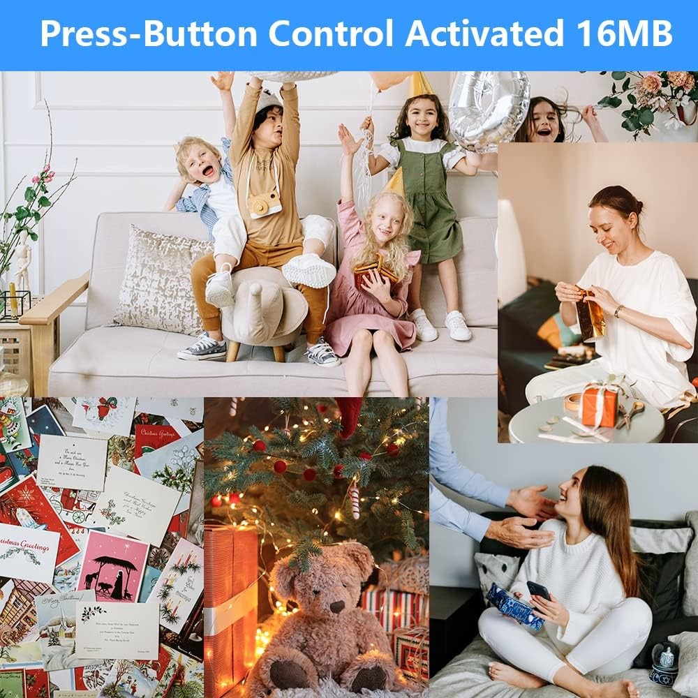 Module - 16MB Push Button Activated Sound with Speaker, Blue-1 PC