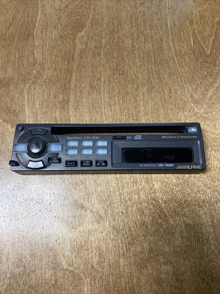 Alpine CDE-7826P CD Receiver Faceplate Only *MAY OR MAY NOT WORK*